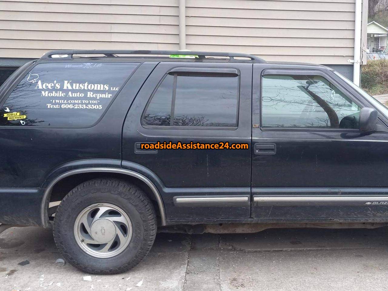 Roadside Assistance near Hazard