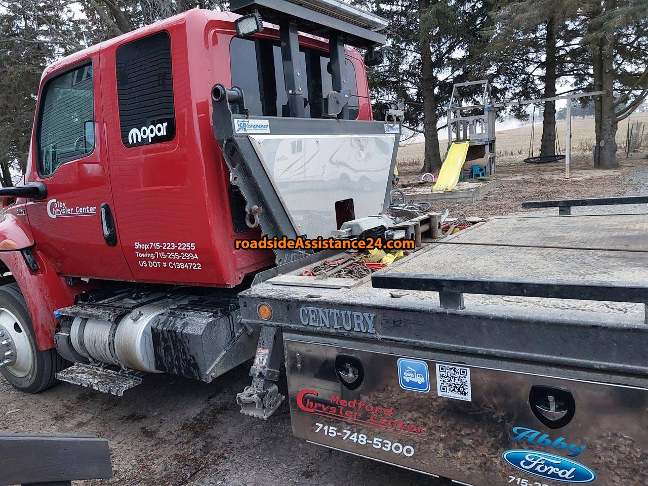 Towing near Dorchester, WI