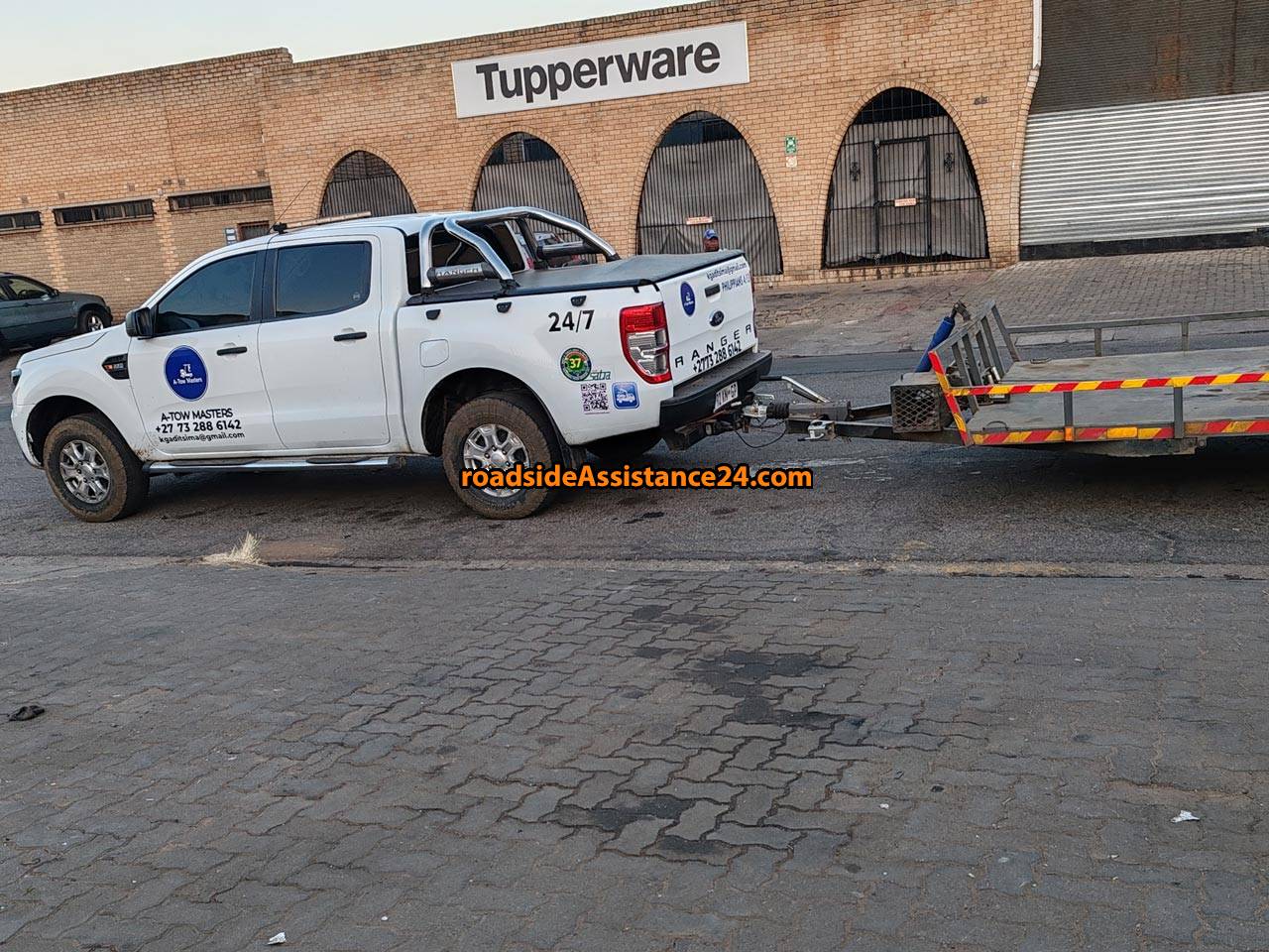 Towing near Salfin, Boksburg
